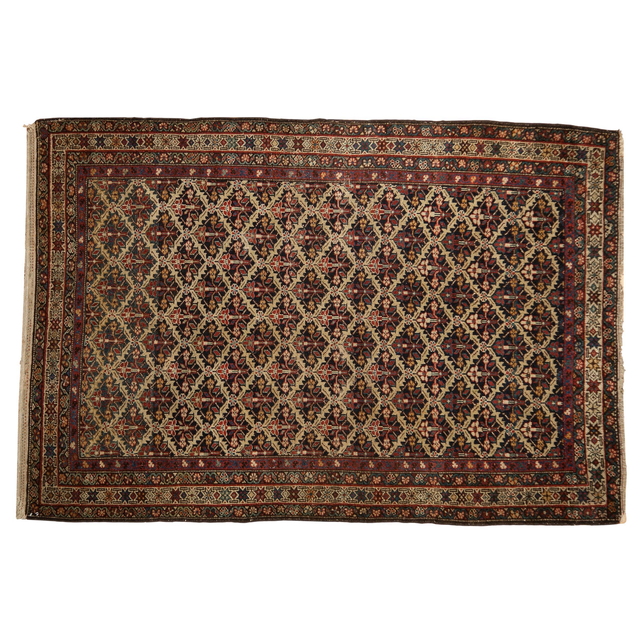 Antique Fine Malayer Rug For Sale