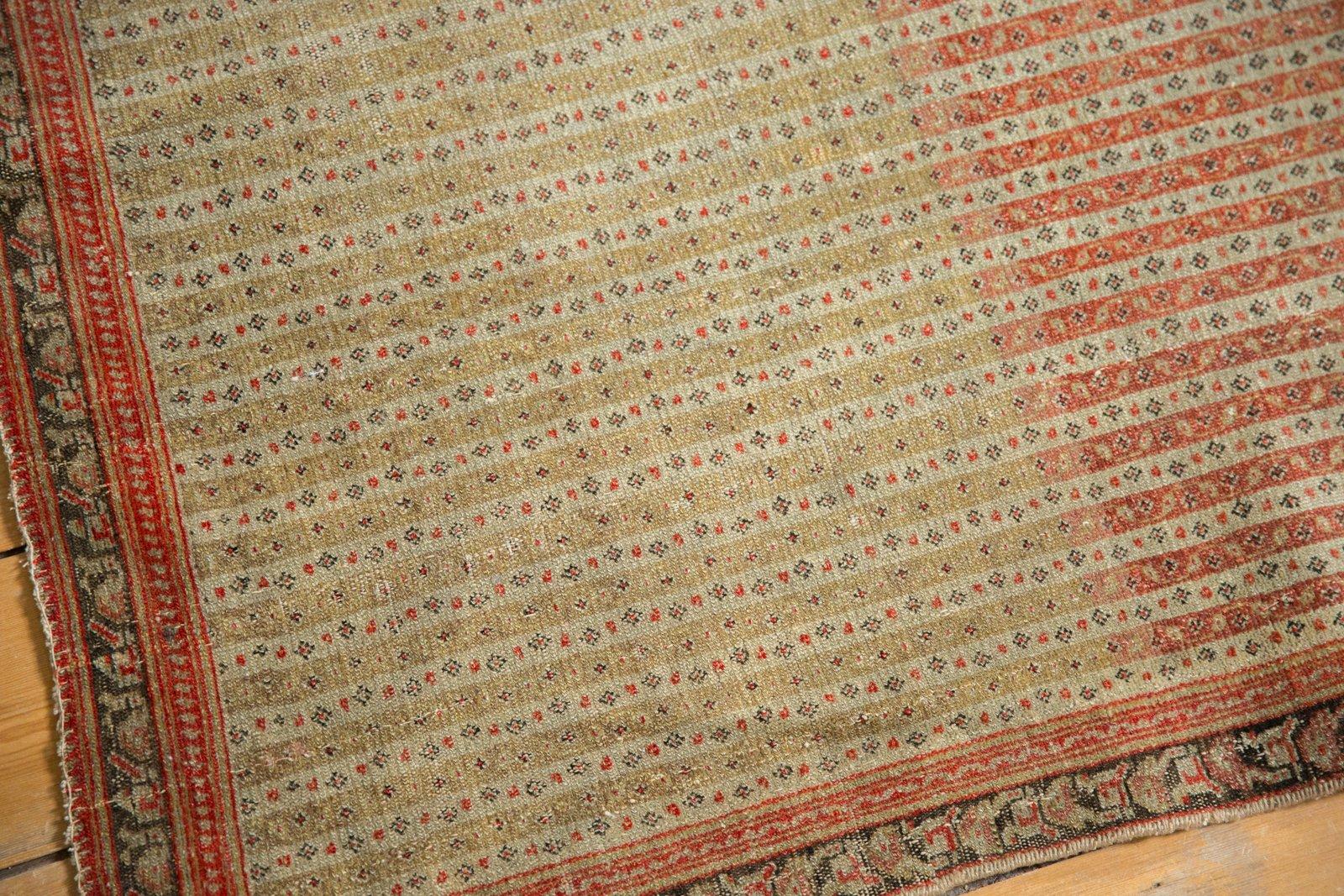 Hand-Knotted Antique Fine Senneh Rug For Sale