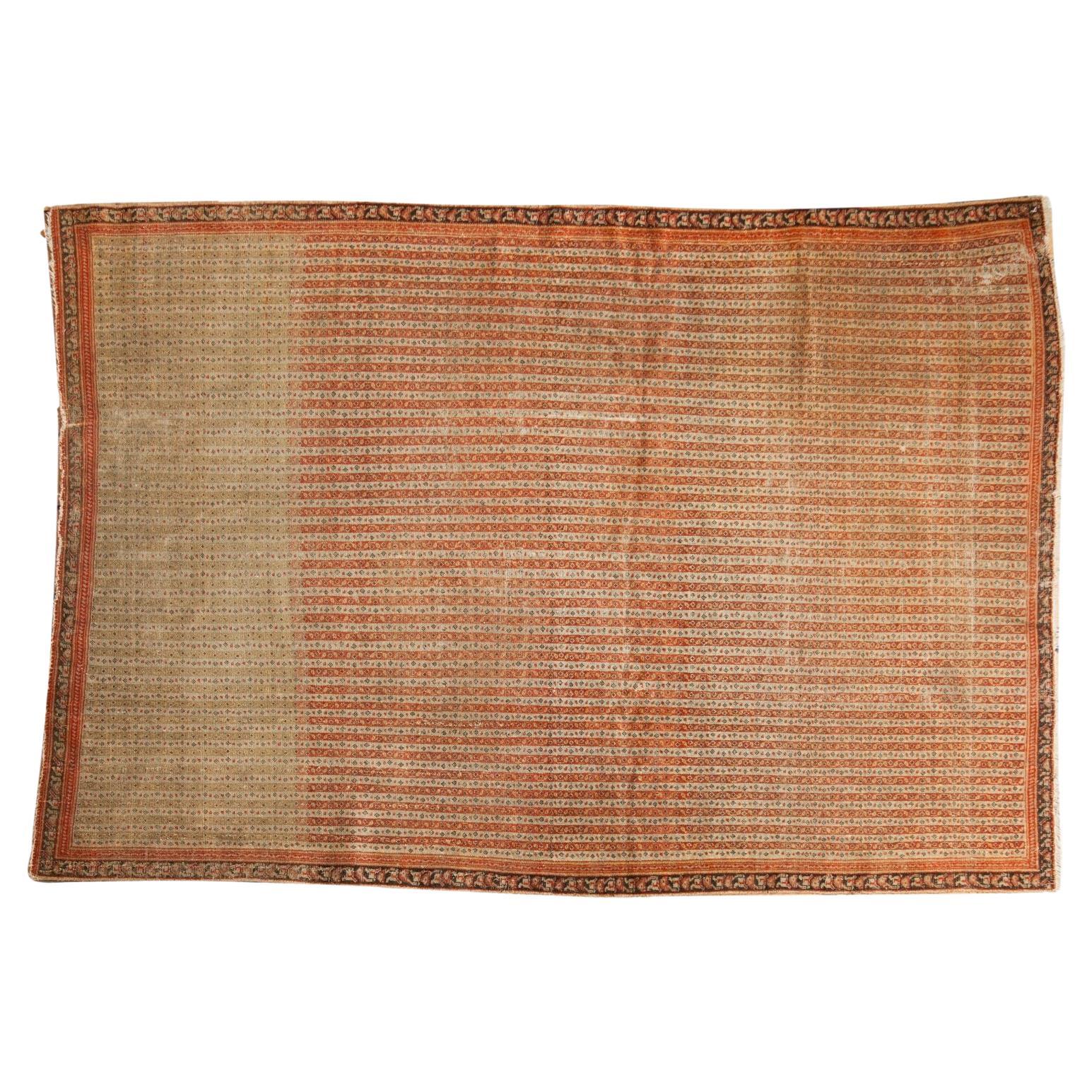 Antique Fine Senneh Rug For Sale