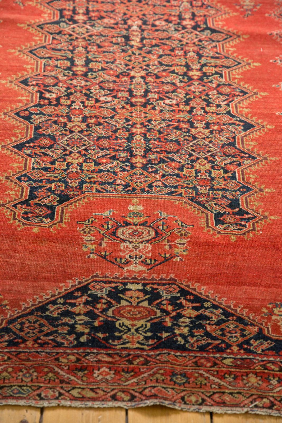 Antique Tomato Red Malayer Rug For Sale 5