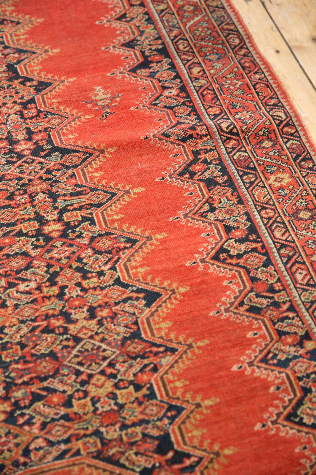 Antique Tomato Red Malayer Rug For Sale 1