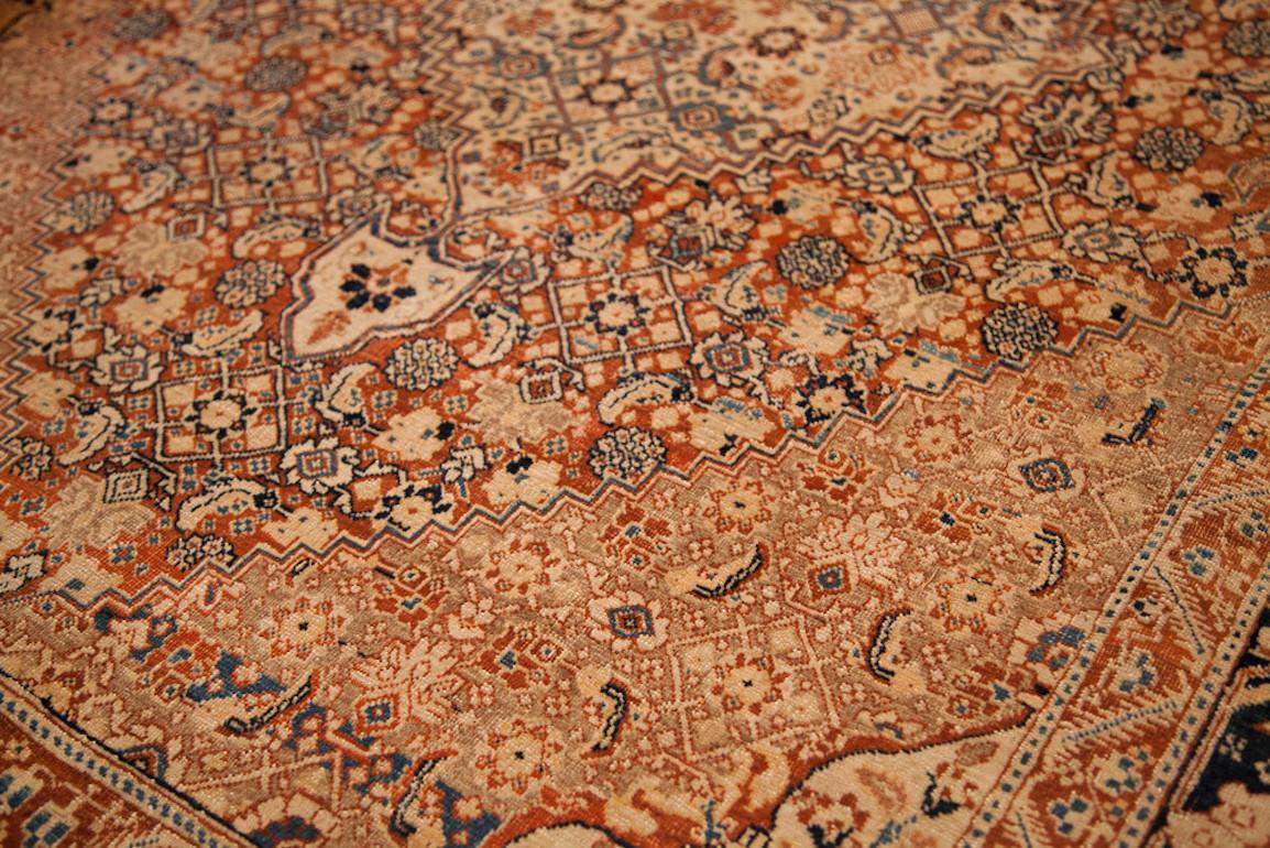 20th Century Fine Antique Tabriz Area Rug For Sale