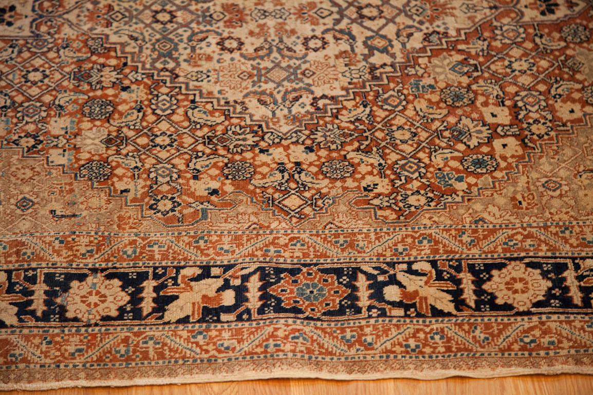 Wool Fine Antique Tabriz Area Rug For Sale