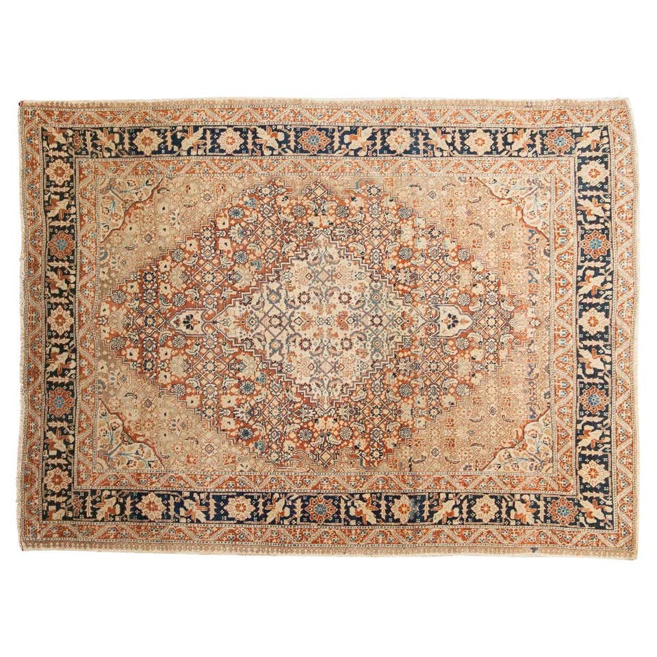 Antique Tabriz Rug For Sale at 1stDibs