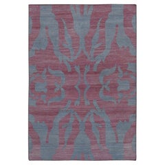 4'x6' Gray, Hand Woven, Pure Wool, Flat Weave Kilim, Reversible Rug