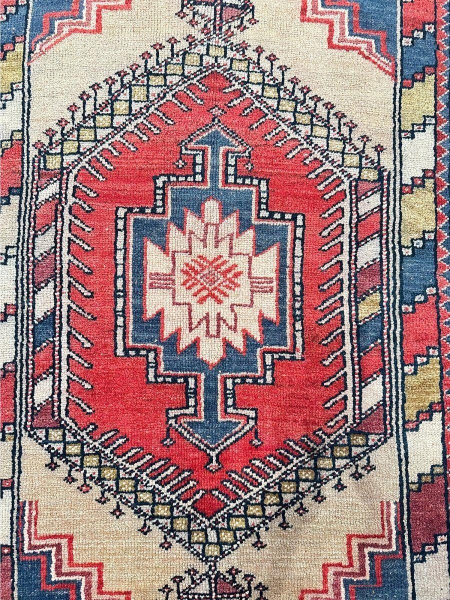 4x6 Handgeknüpfter antiker türkischer Oushak-Teppich (Wolle) im Angebot