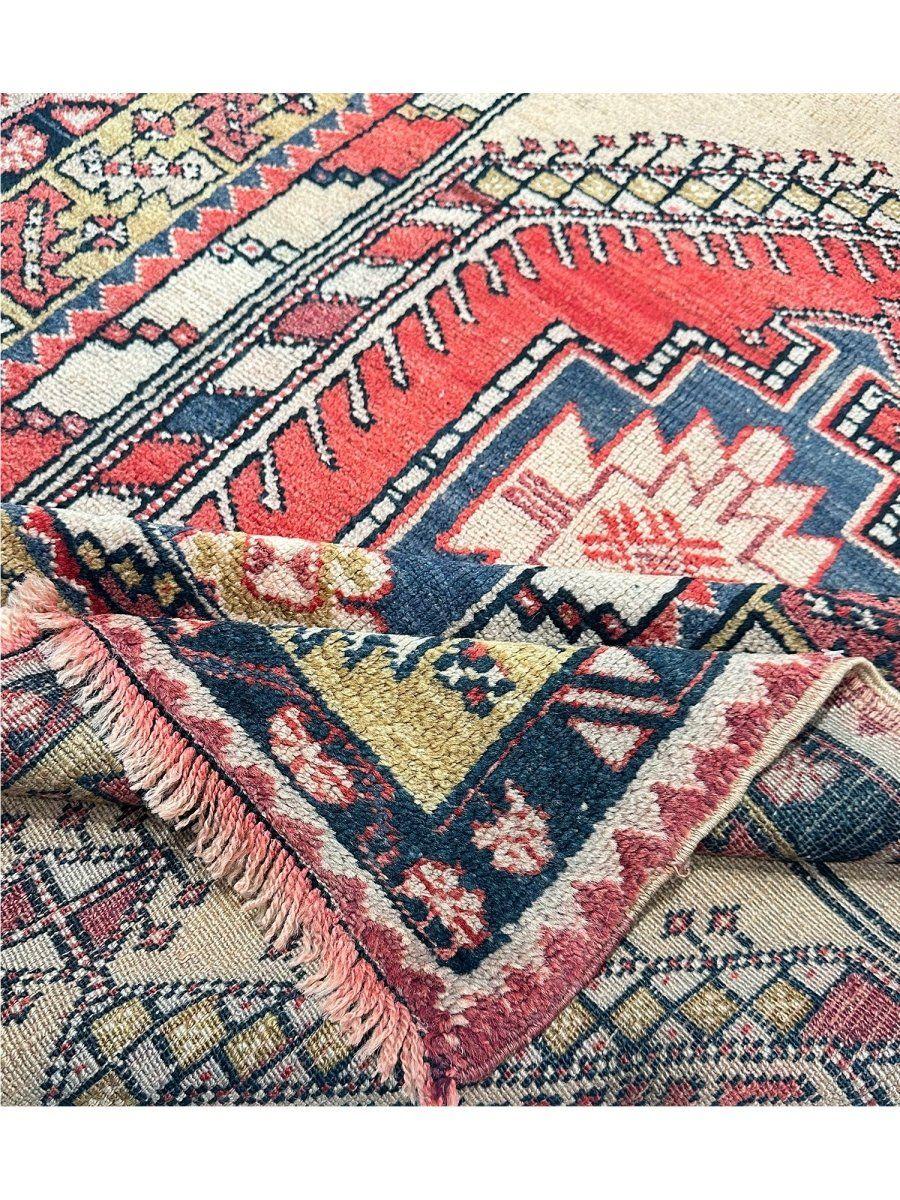 4x6 Handgeknüpfter antiker türkischer Oushak-Teppich im Angebot 3