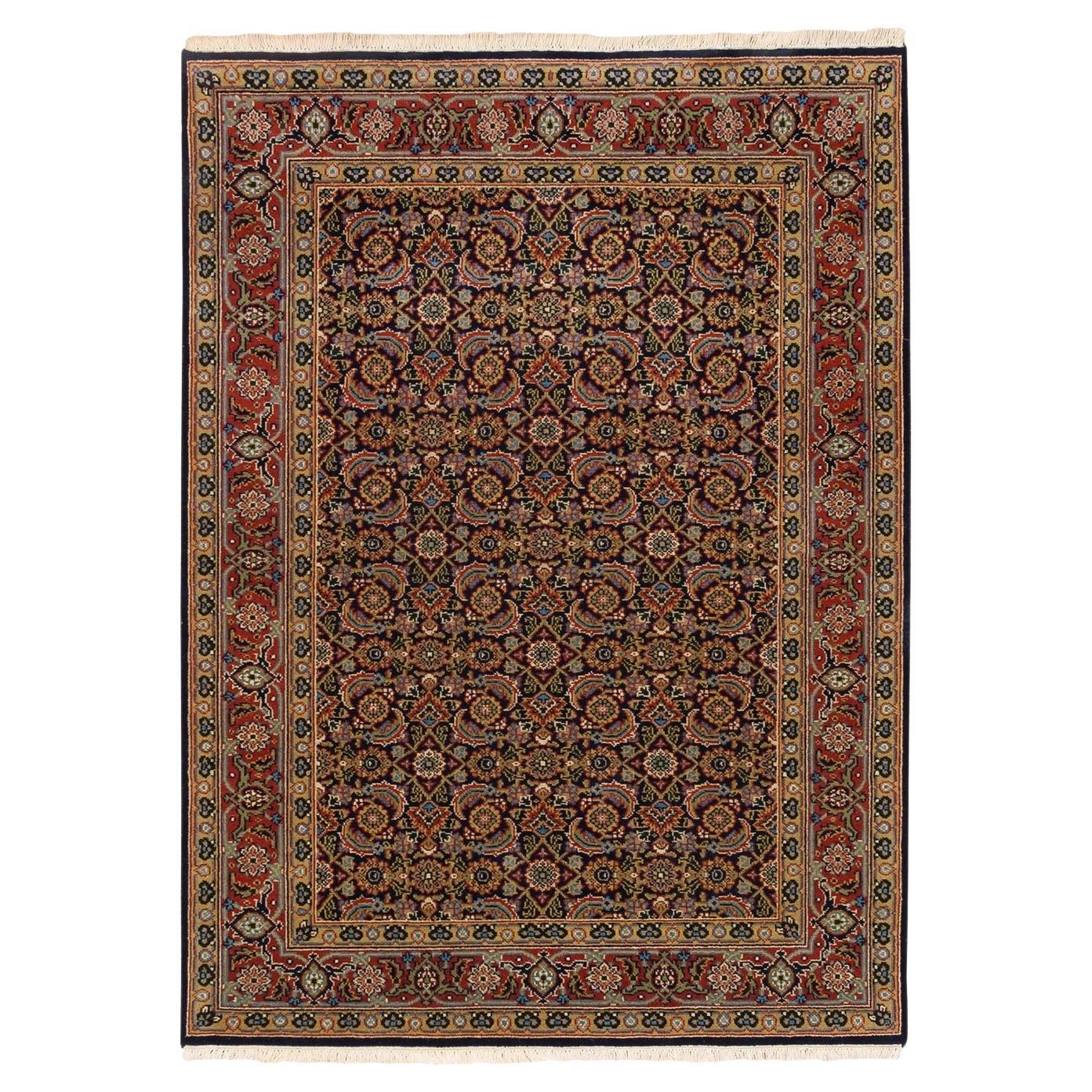 4
x6
Ink Black Hand geknüpft All Over Herat Design Hand Spun Wool Rug