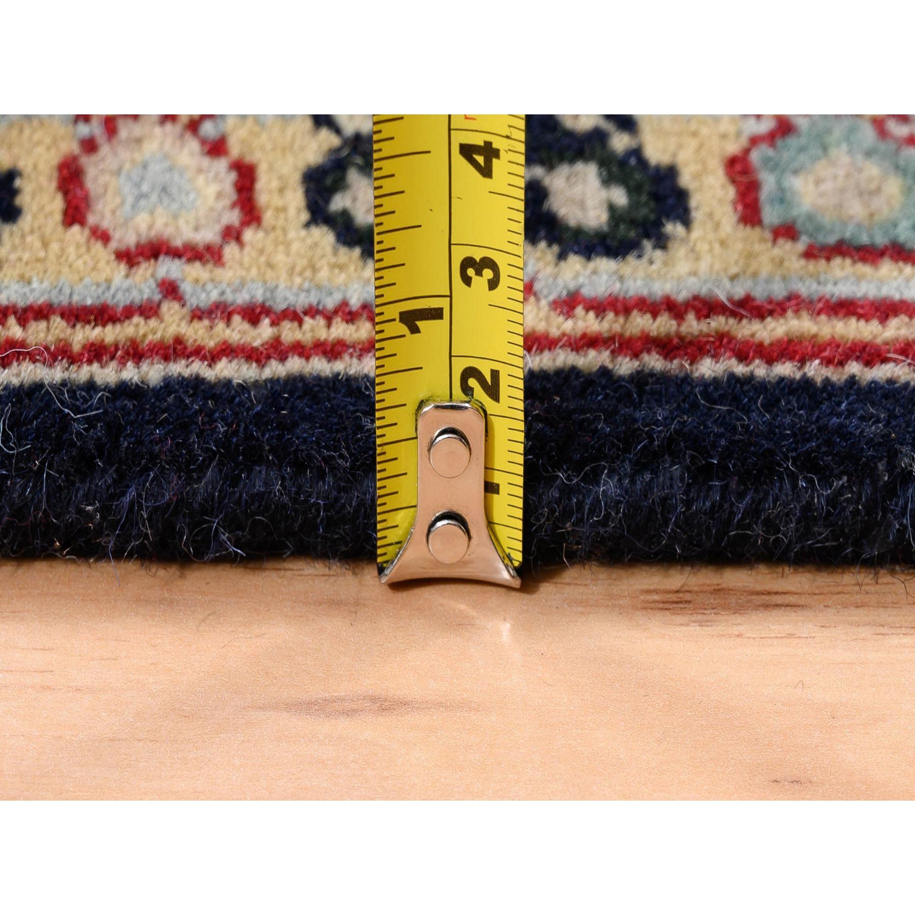 Seta Tappeto Pitch Black New Zealand Wool All Over Herat Design/One Annodato a mano 4'x6' in vendita