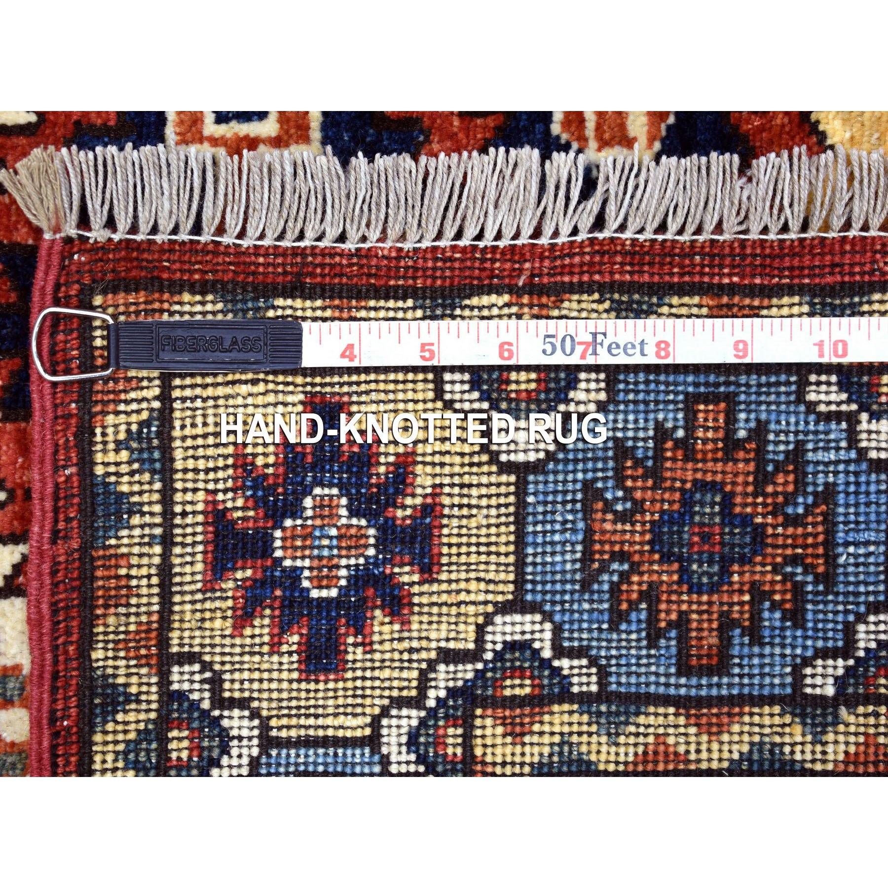 XXIe siècle et contemporain Tapis d'Orient Afghan Ersari Rouge à motifs répétitifs en laine noués à la main 4'x6'. en vente