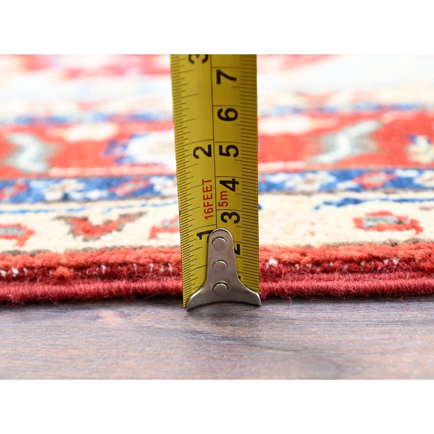 4'x6' Red Serapi Heriz Design Soft Wool Hand Knotted Oriental Rug In New Condition For Sale In Carlstadt, NJ