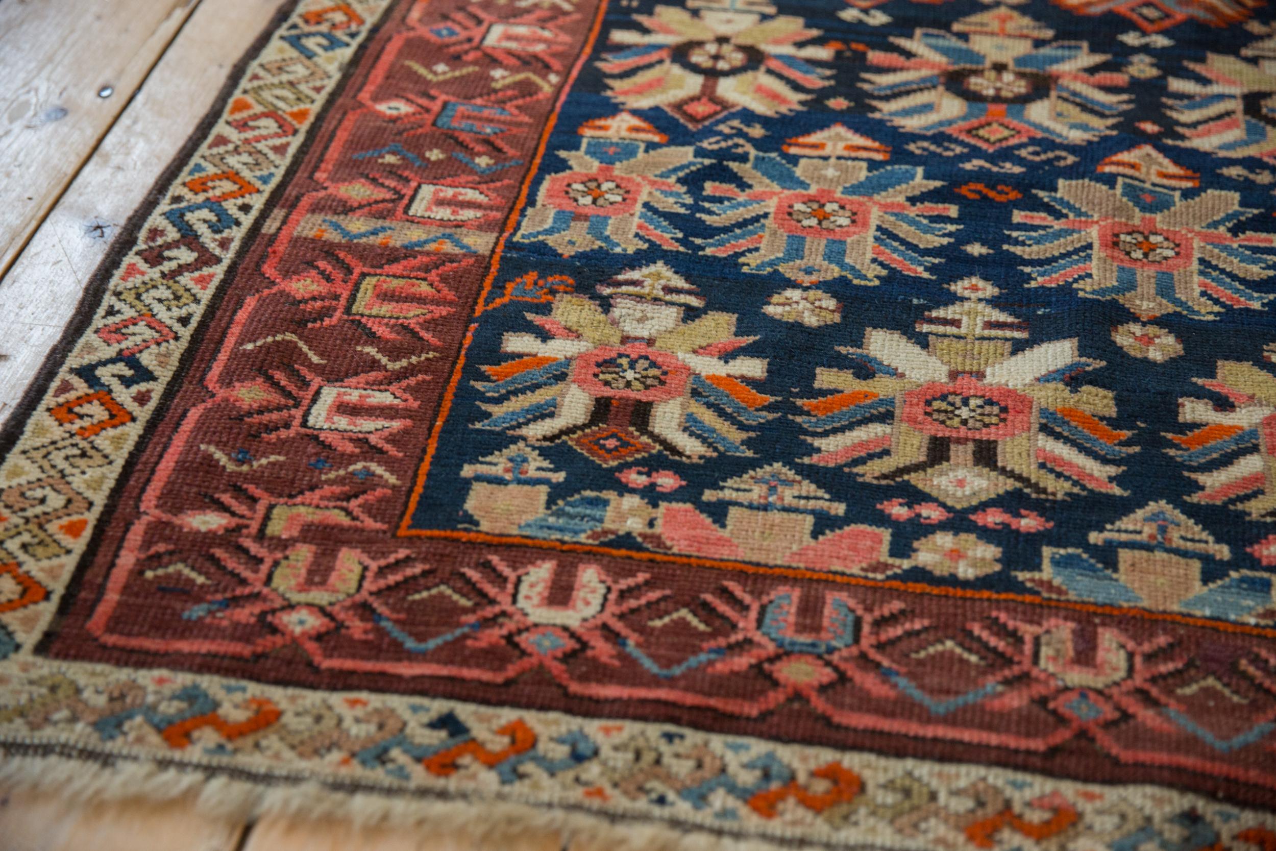 Wool Vintage Caucasian Rug