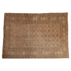 4x6 Vintage Distressed Afghani Bokhara Design Rug