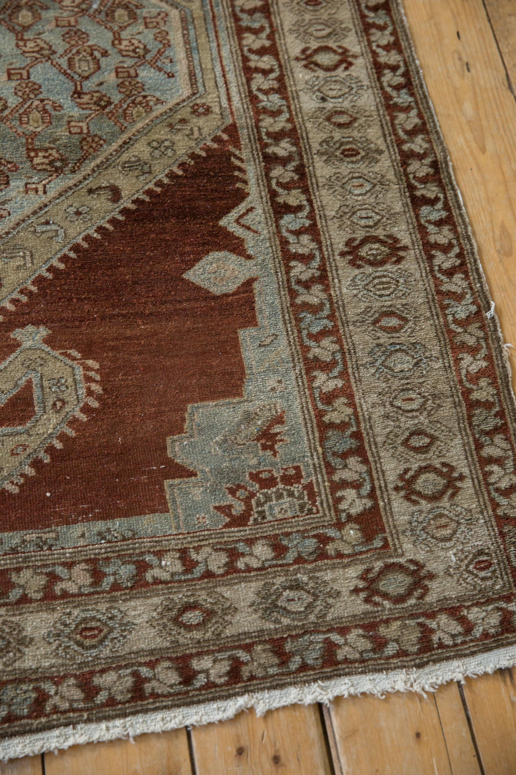 Vintage Distressed Malayer Rug For Sale 4