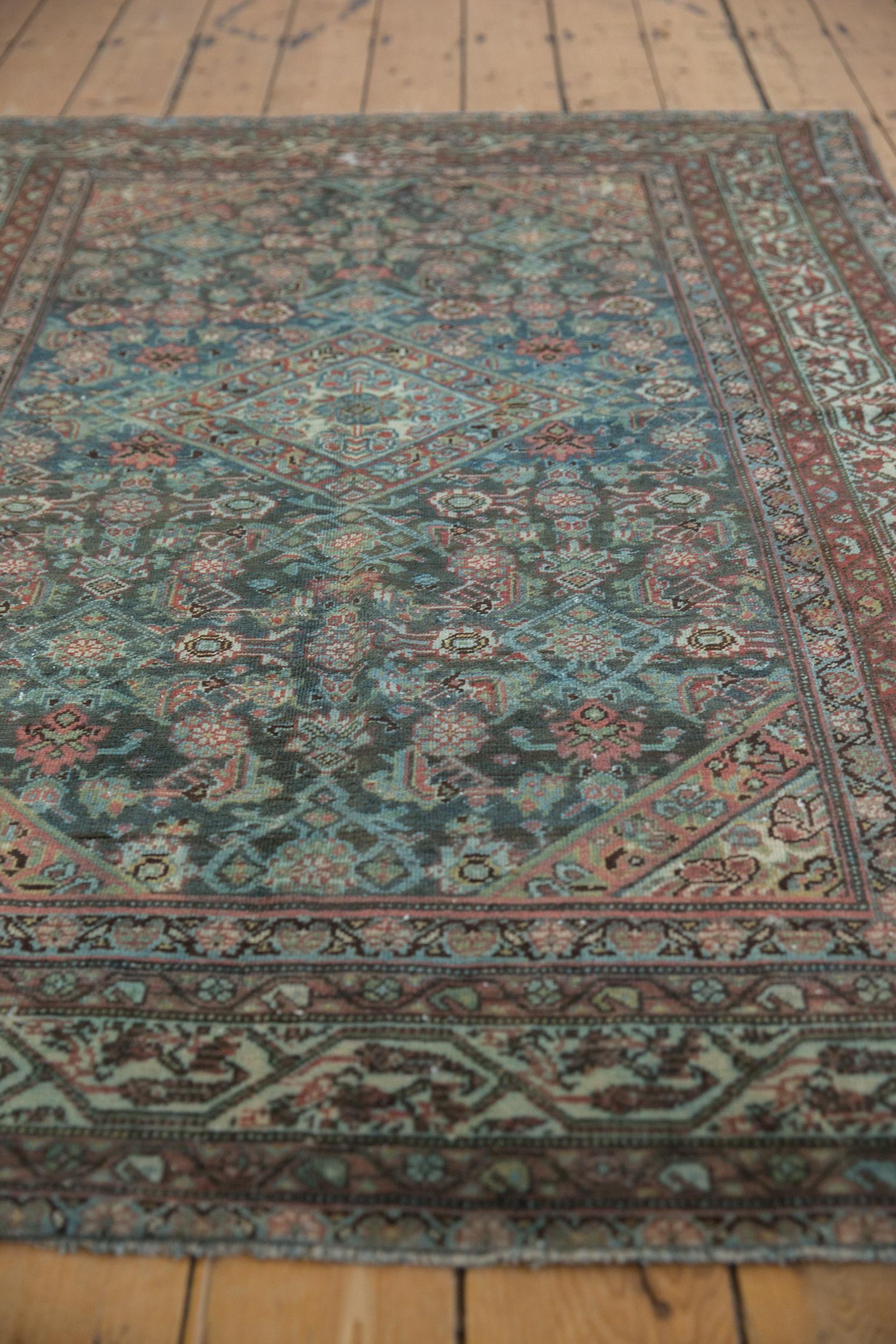 Vintage Distressed Malayer Rug  For Sale 2