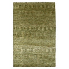 4
x6
1" Amber Grün Wolle und Seide Modern Grass Design Hand geknüpft Teppich