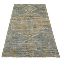 4
x6
3" Green Whimsical Collection Modern Hand Knotted High Mountain Wool Rug