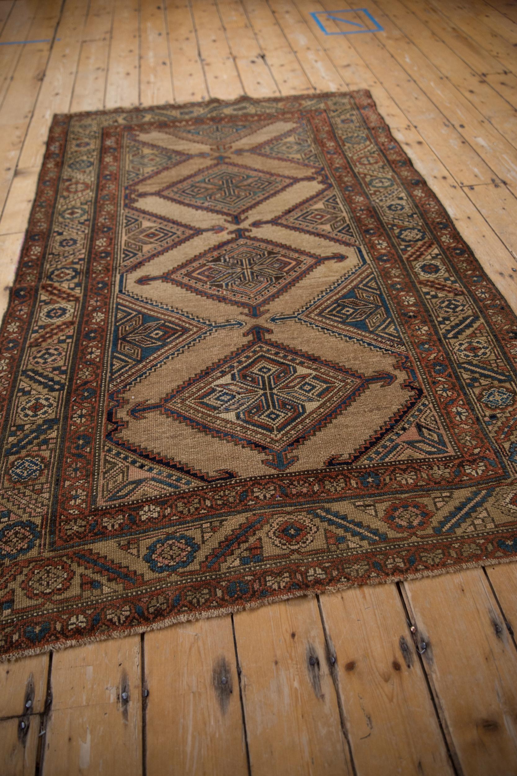 Early 20th Century Antique Fine Kurd Rug For Sale