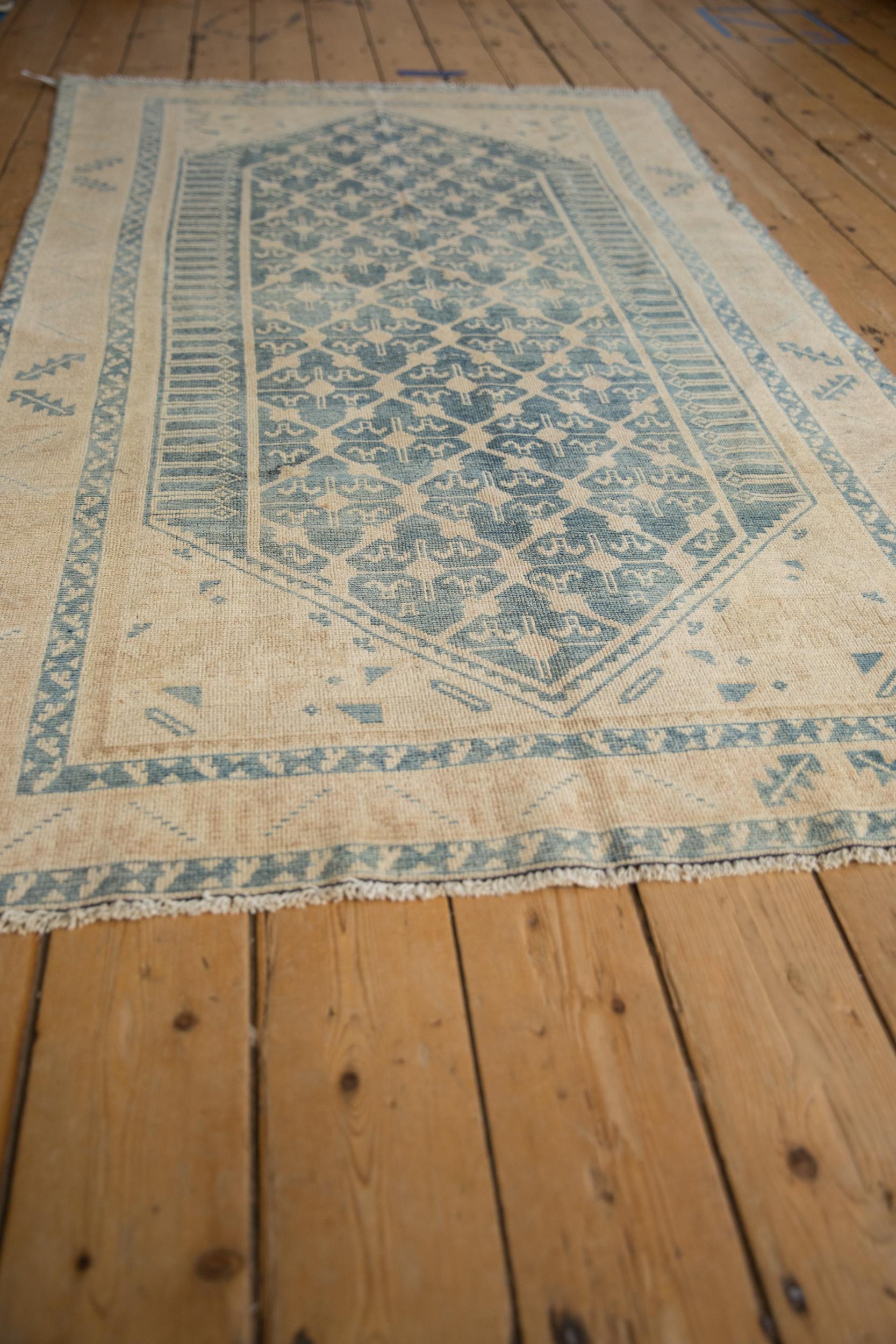 Persian Vintage Distressed Malayer Rug For Sale