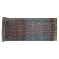 Vintage Serbend Teppich Läufer