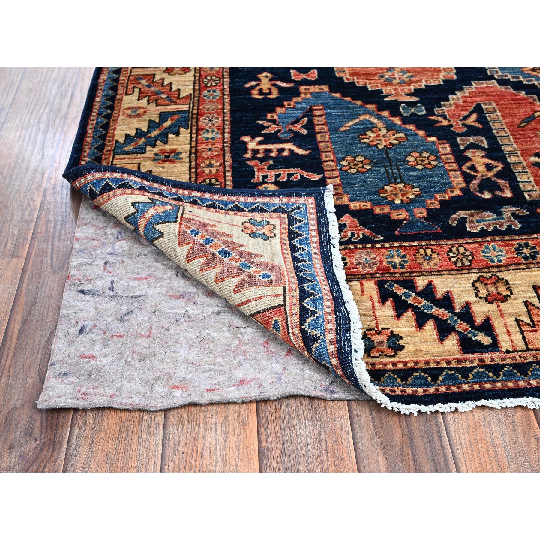 Tribale Tappeto orientale Runner 4'x9'9