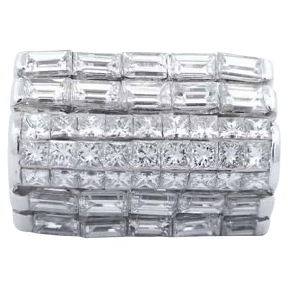5 3/4 Carat Designer Lady’s Ring in 18K White Gold