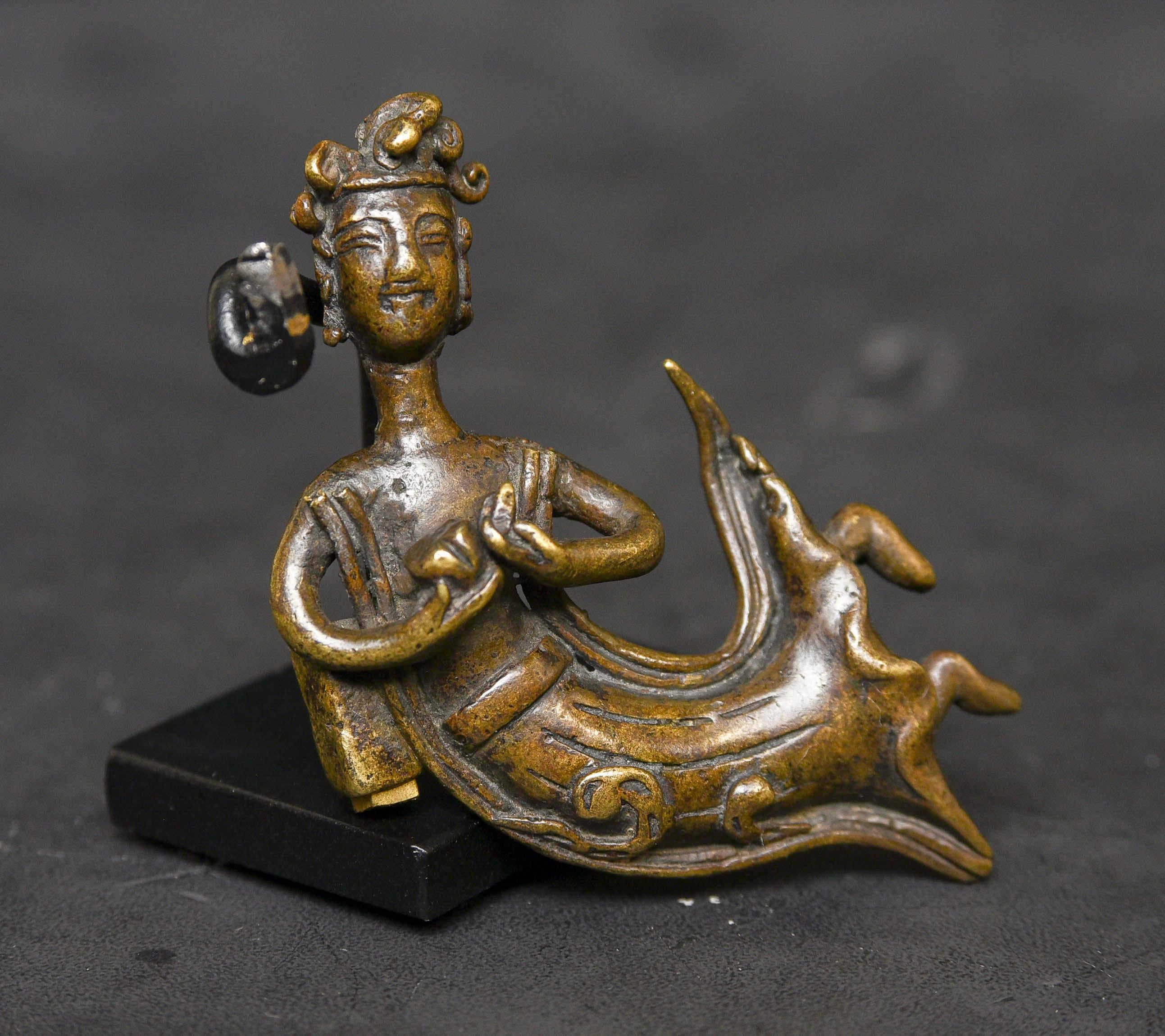 5/6thC Chinese Bronze Buddha - 9585 For Sale 8
