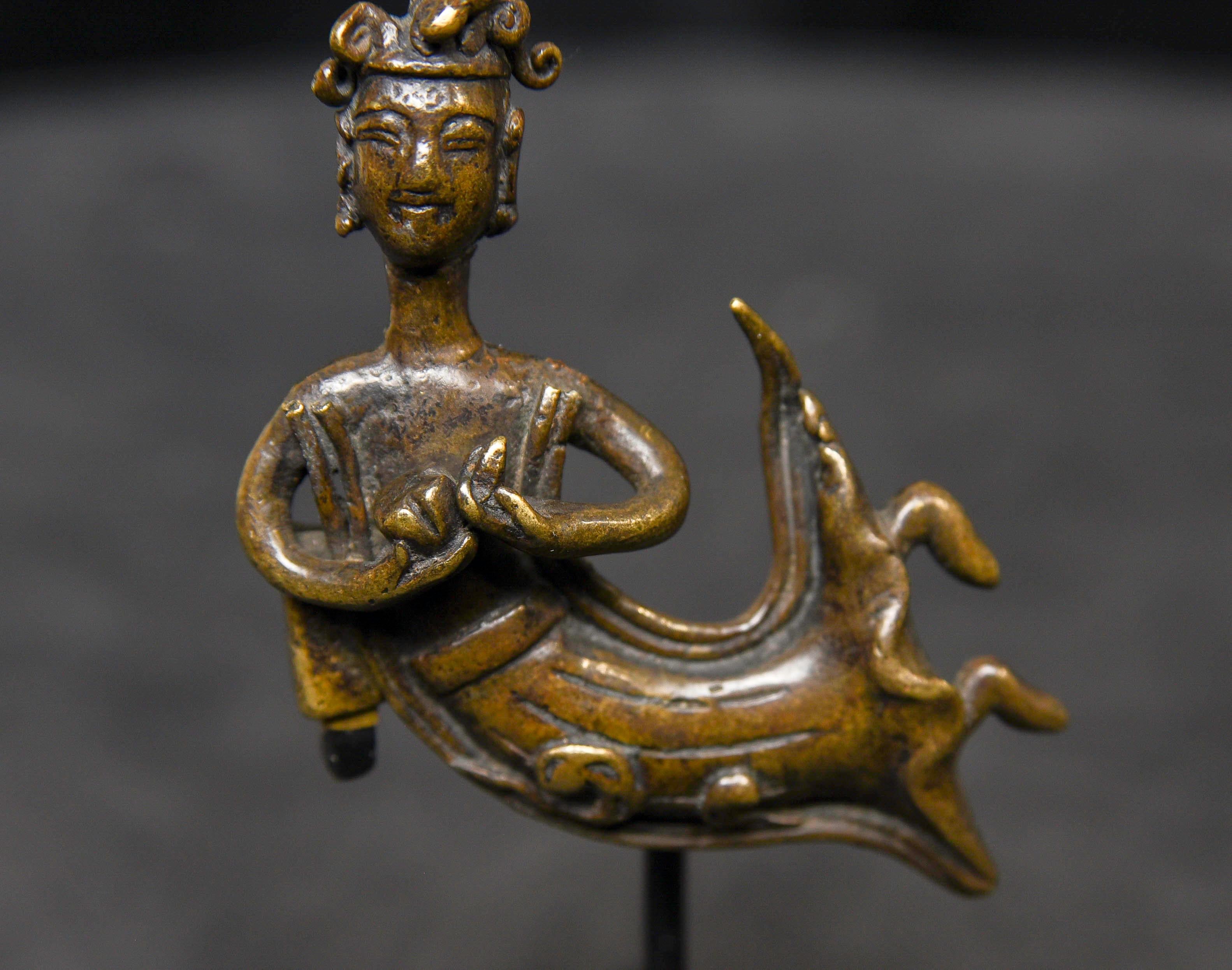 5/6thC Chinese Bronze Buddha - 9585 For Sale 2