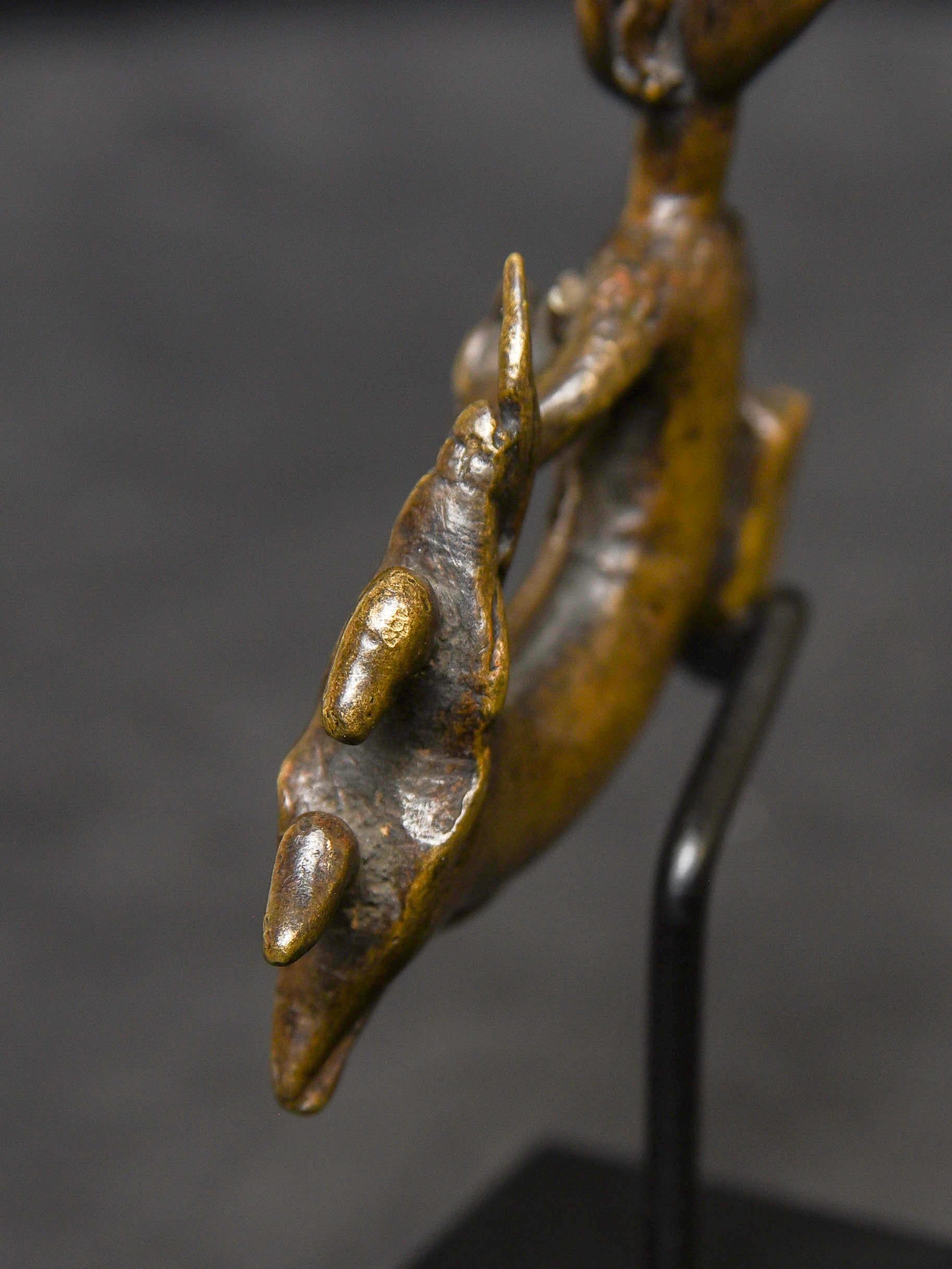 5/6thC Chinese Bronze Buddha - 9585 For Sale 4
