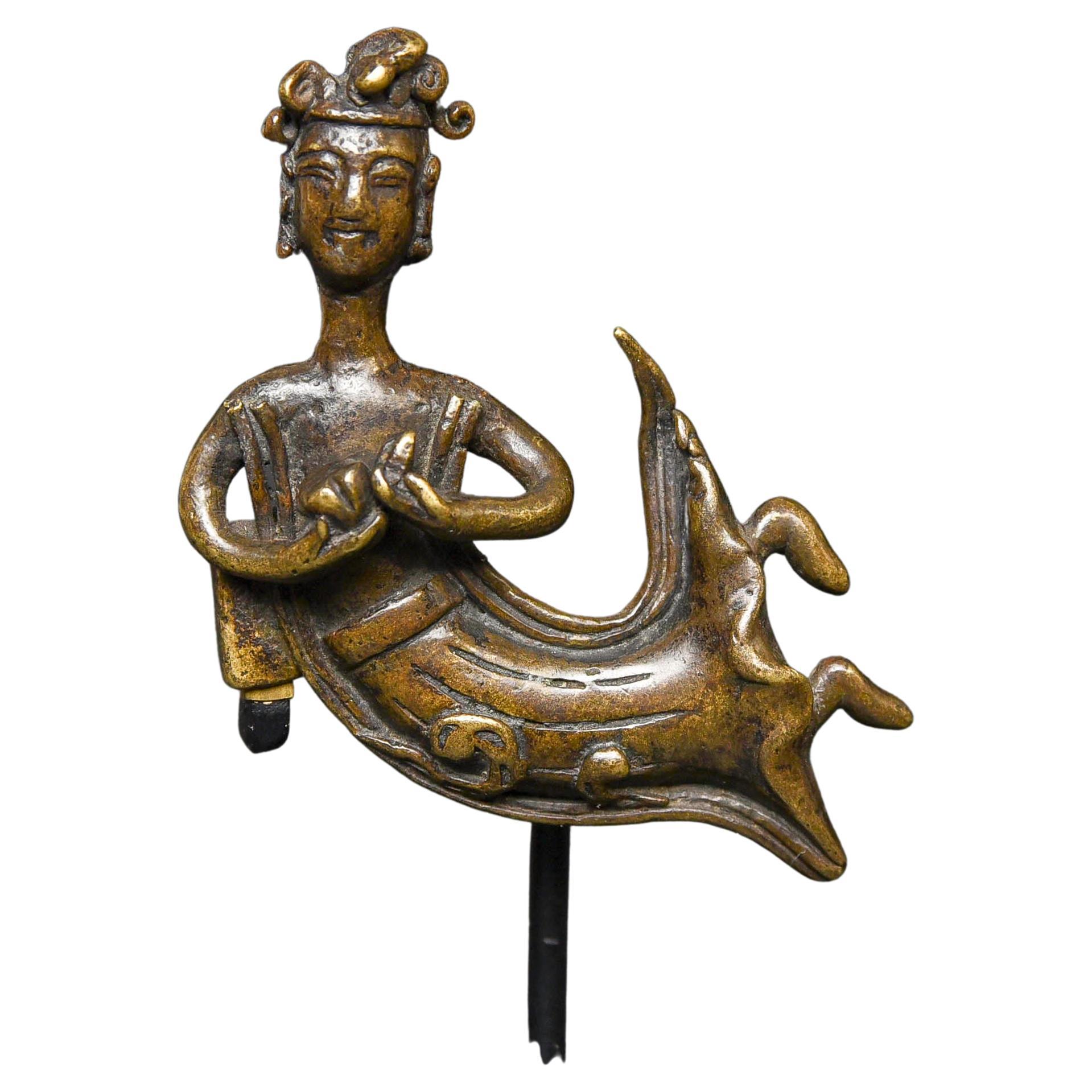 5/6thC Chinese Bronze Buddha - 9585 For Sale