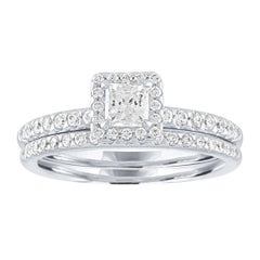 5/8 Carat Total Weight Diamond Ring to Set