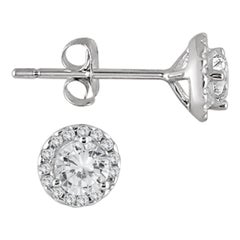 The Eternal Halo Earrings - Featuring .46 Carats of Diamonds The Eternal Halo Earrings - Featuring .46 Carats of Diamonds