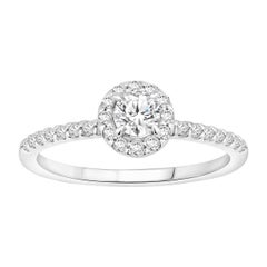 5/8 Carat TW Engagement Halo Ring