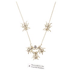 5 Collier de miettes de fourmis Or jaune Diamants