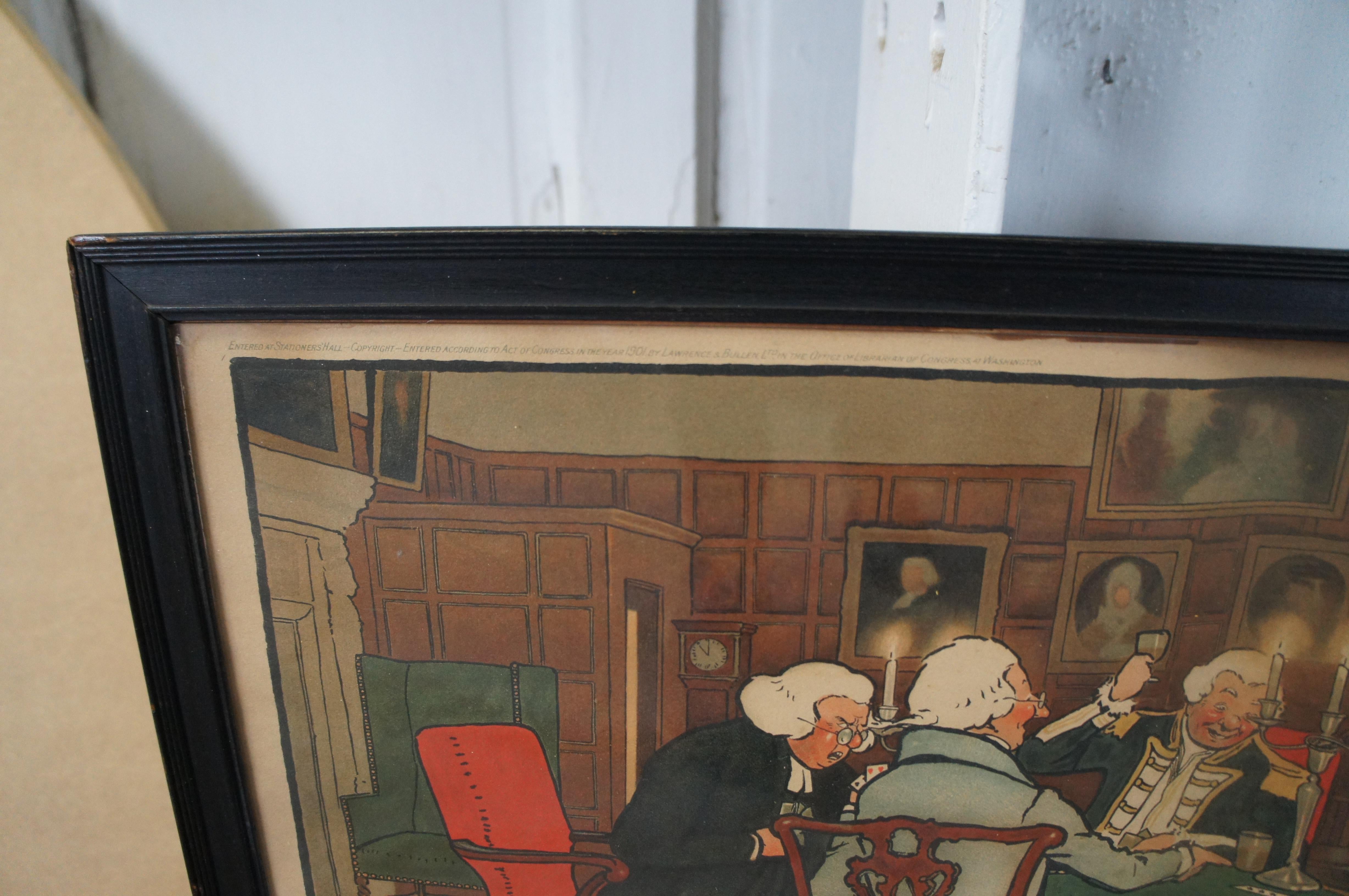 5 anciennes chrmolithographies de chasse de Cecil Aldin 1ère édition en vente 4