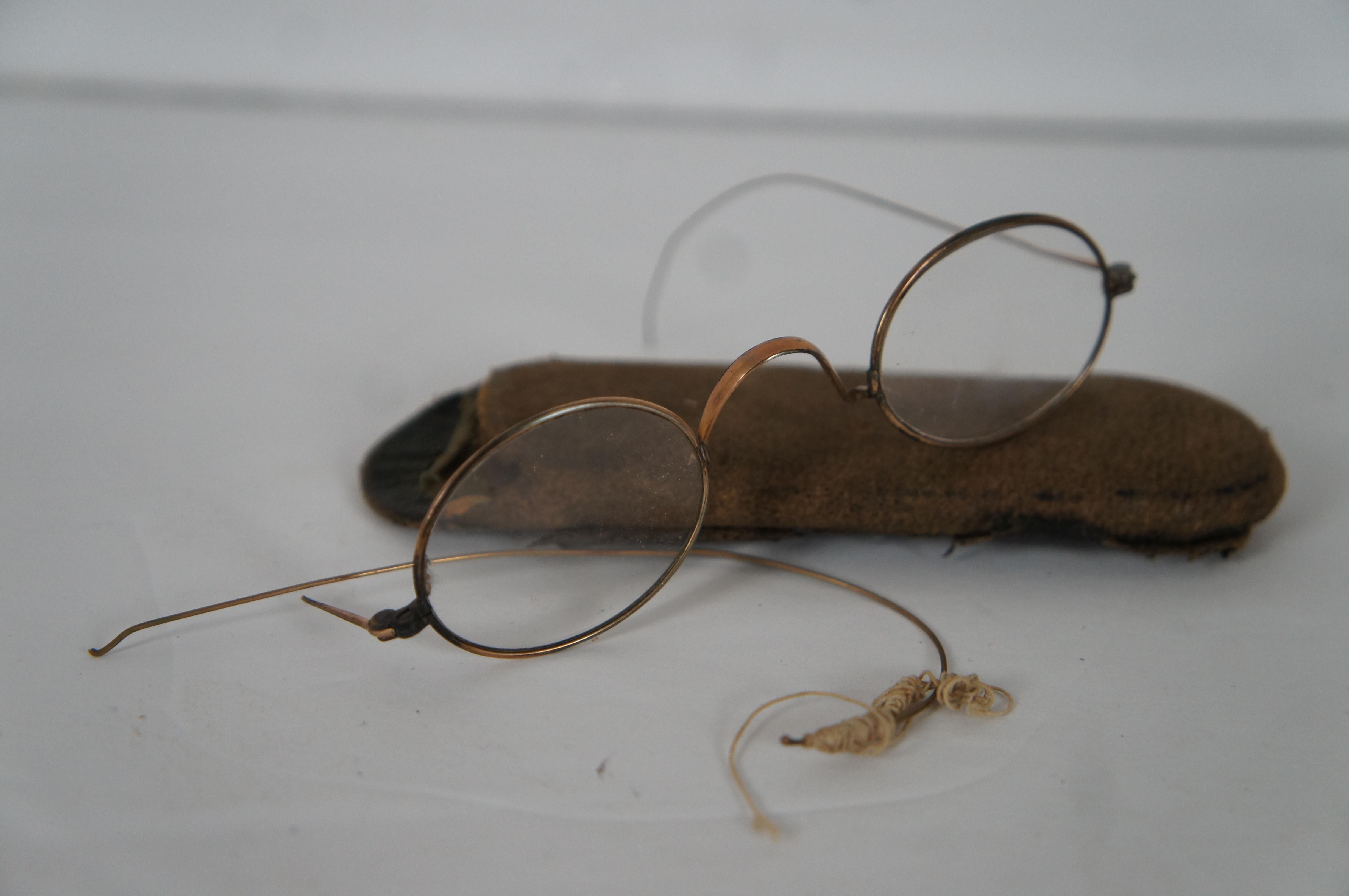 antique wire rim glasses