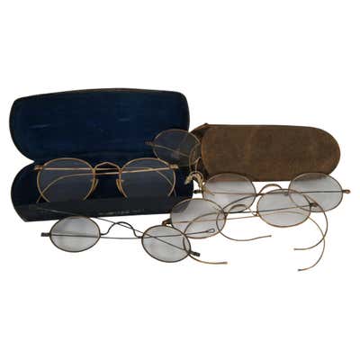 Antique 14K Gold Victorian Vintage Spectacles Lorgnette Eyeglasses with ...
