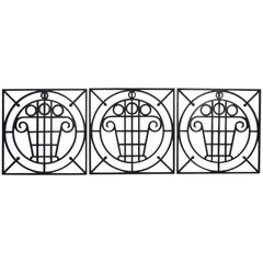 5 Art Deco Cast Iron Fences