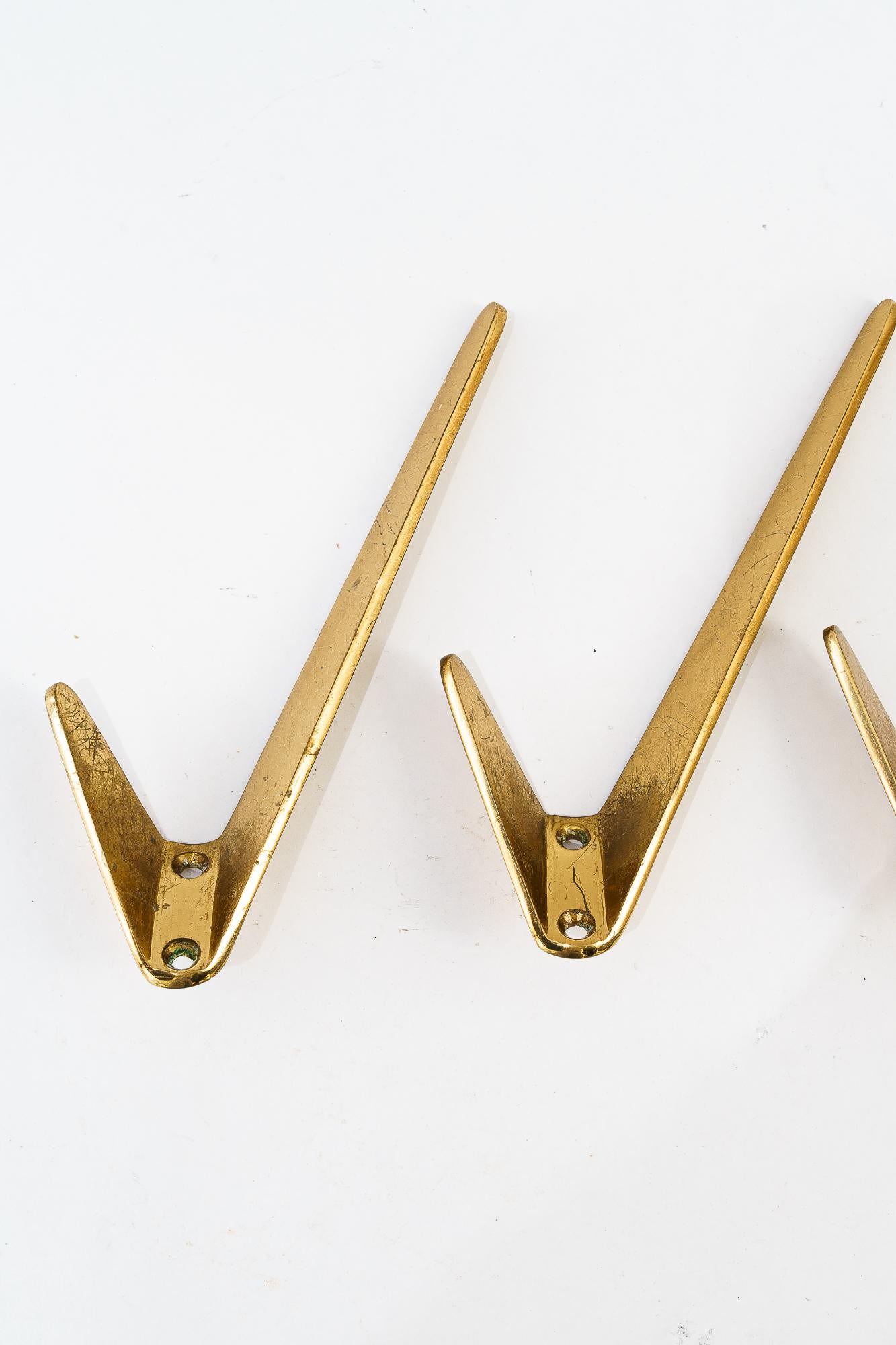 5 ganci da parete asimmetrici di Hertha Baller Austria, anni '50
Condizioni originali