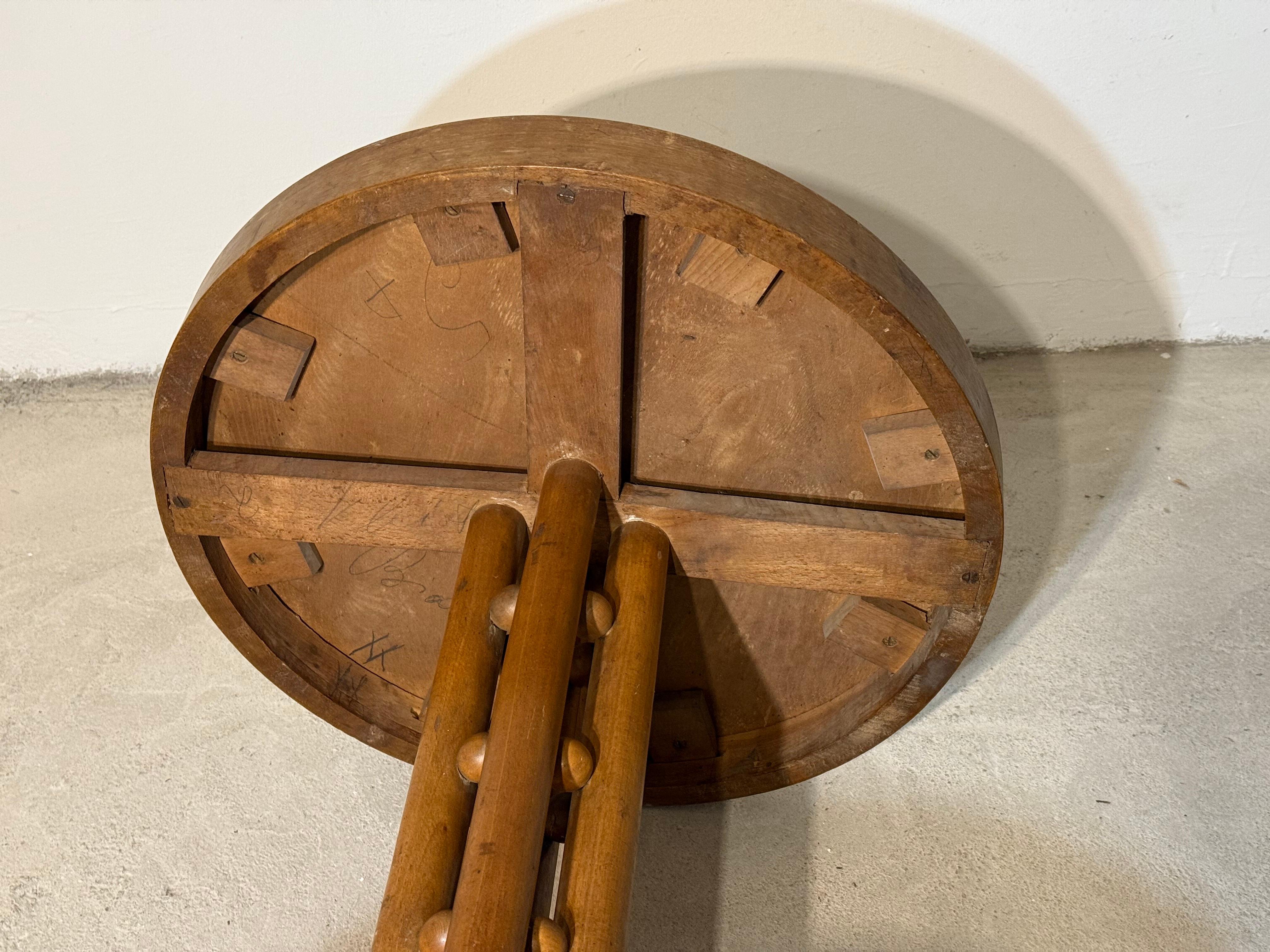 5 Balls Table by Josef Hoffmann For Sale 12