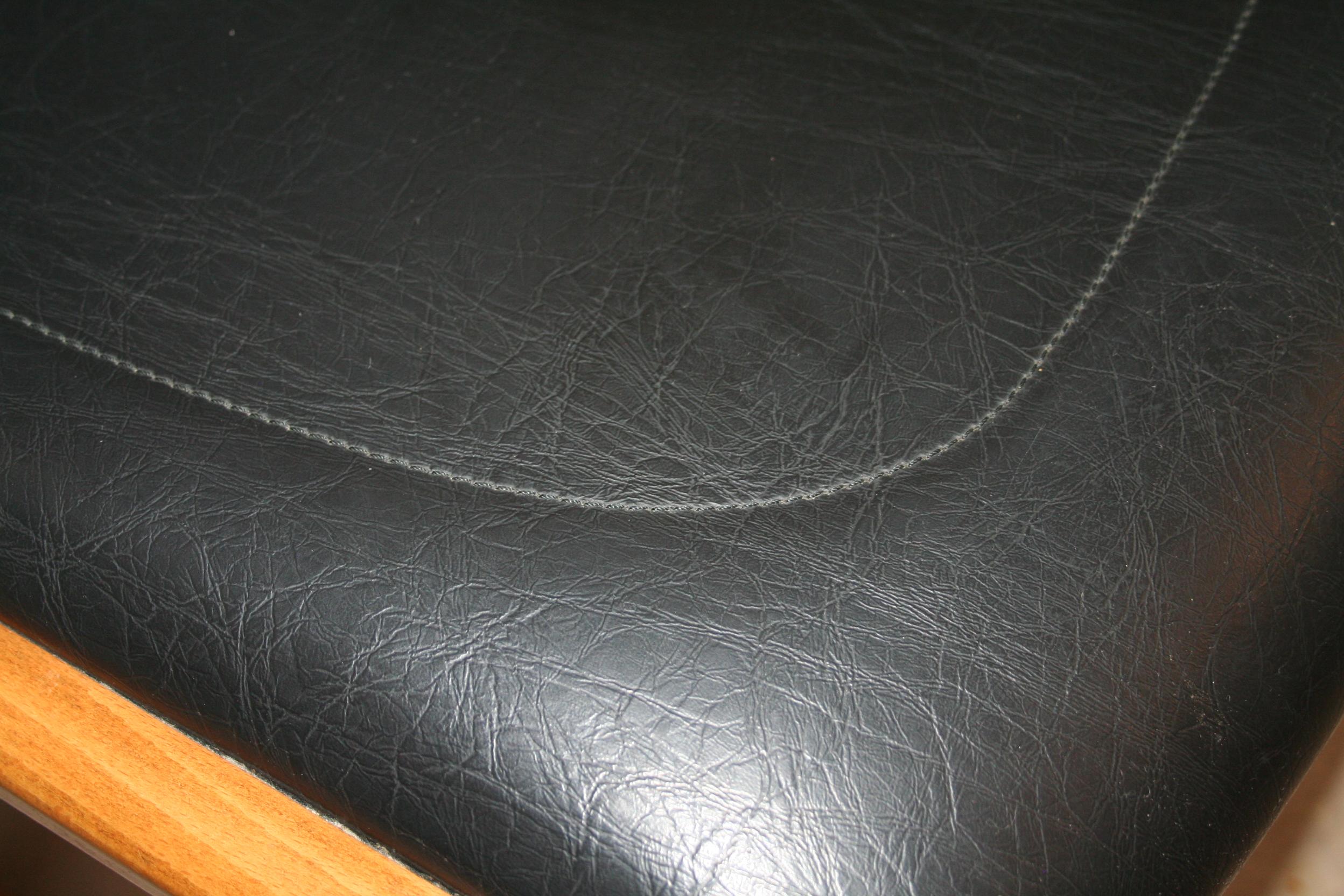 5 Baumann Traineau Sledge Chairs in Their Original Leather For Sale 3
