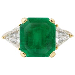 5 Carat Colombian Emerald Ring