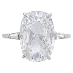 5 Carat Cushion Statement Brilliant White SI   Timeless Brilliance Diamond Ring