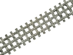 5 Carat Diamond Bracelet Set in 14k White Gold (GIA)