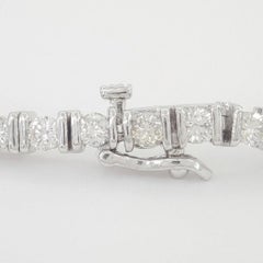 5-Karat-Diamant-Tennisarmband aus 14-karätigem Weißgold