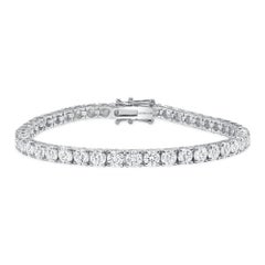 5 Carat Diamond Tennis Bracelet, Natural Round Diamond Bracelet