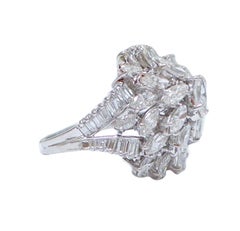 5 Carat Diamonds, Platinum Ring.