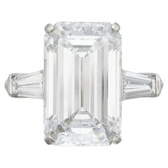 5 Carat Emerald-cut Statement VS 14K White Gold Refined Grandeur