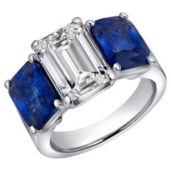 5 Carat Emerald Diamond Ring SI 18K Gold Timeless Brilliance