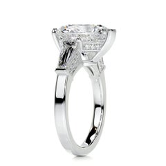 5 Carat Heart Shape Statement Brilliant White / J color VVS Diamond Ring